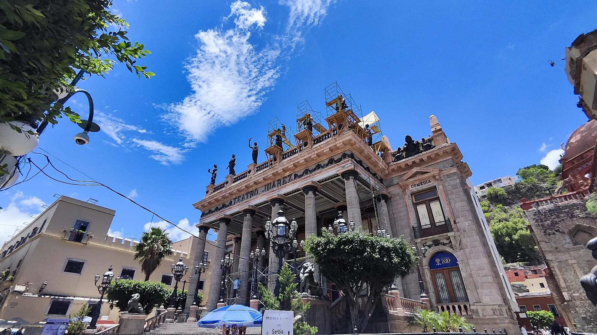 REALIZAN RESTAURACIONES DEL TEATRO JUÁREZ